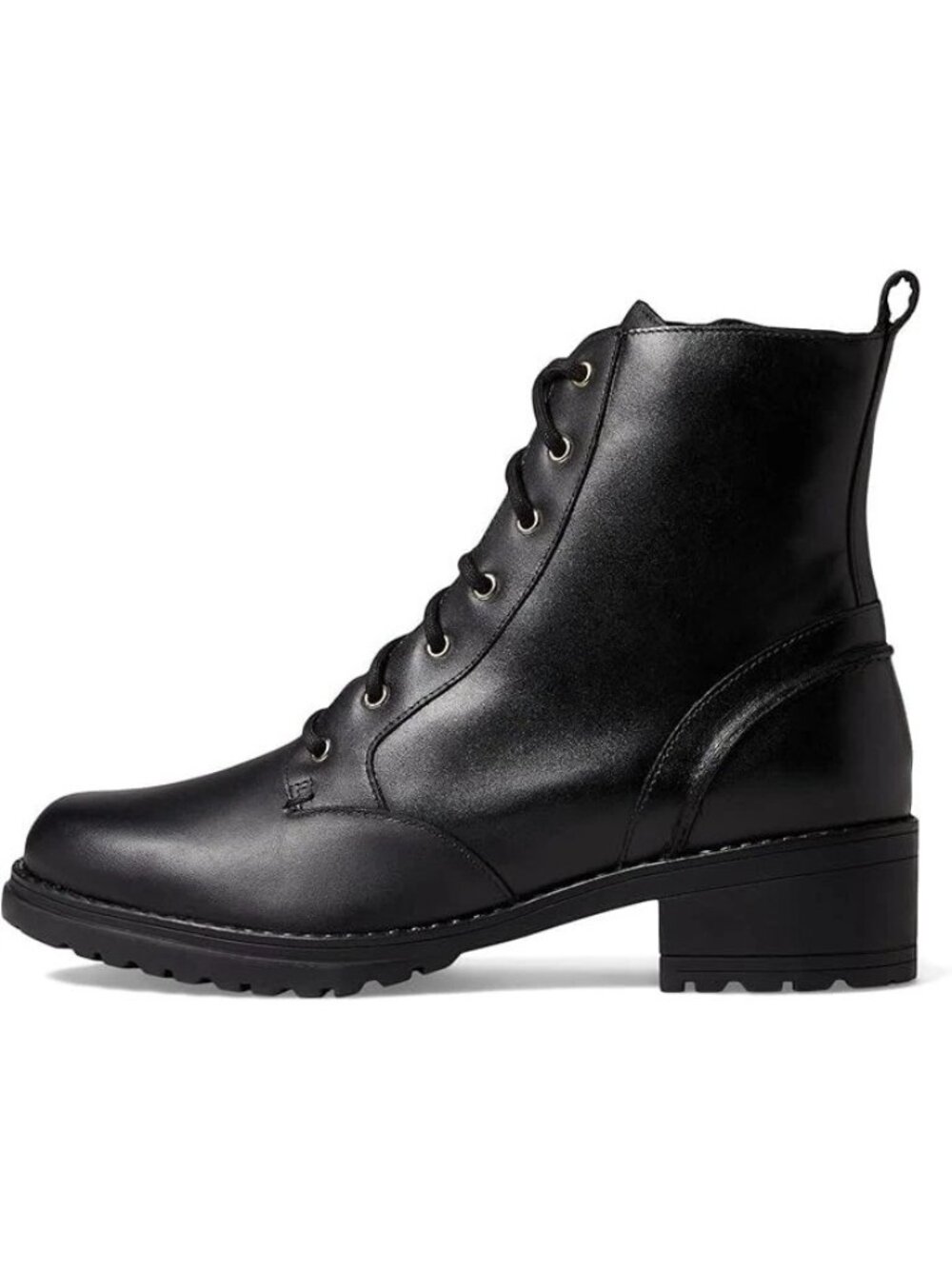 ๐ COLE HAAN Camea Ankle Moto Combat Waterproof Boot 7.5 Black - Picture 5 of 13